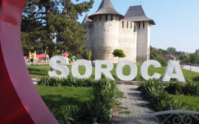 Молдова. Фортеця міста Сорока з квадрокоптера
